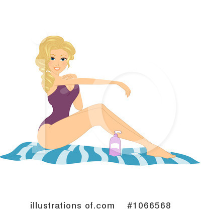 Royalty-Free (RF) Sunblock Clipart Illustration by BNP Design Studio - Stock Sample #1066568
