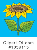 Sunflower Clipart #1059115 by Any Vector