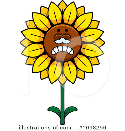 Royalty-Free (RF) Sunflower Clipart Illustration by Cory Thoman - Stock Sample #1098256