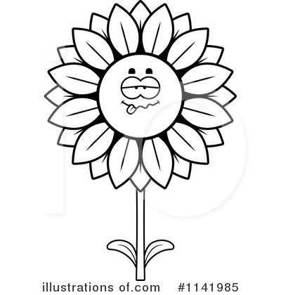 Sunflower Clipart #1141985 by Cory Thoman