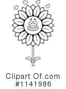 Sunflower Clipart #1141986 by Cory Thoman