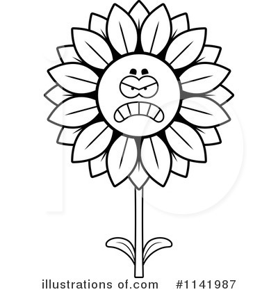 Sunflower Clipart #1141987 by Cory Thoman