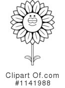 Sunflower Clipart #1141988 by Cory Thoman
