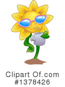 Sunflower Clipart #1378426 by BNP Design Studio
