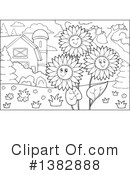 Sunflower Clipart #1382888 by visekart