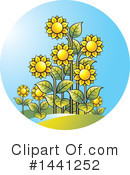 Sunflower Clipart #1441252 by Lal Perera