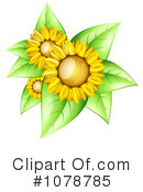 Sunflowers Clipart #1078785 by Oligo