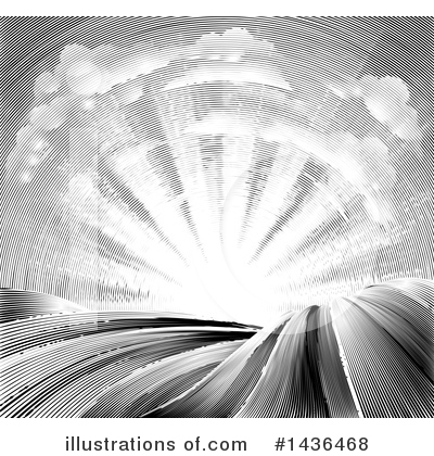 Royalty-Free (RF) Sunrise Clipart Illustration by AtStockIllustration - Stock Sample #1436468