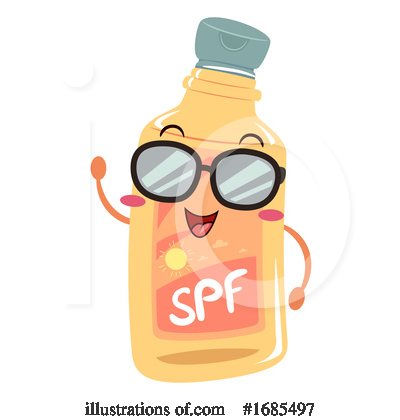 Royalty-Free (RF) Sunscreen Clipart Illustration by BNP Design Studio - Stock Sample #1685497