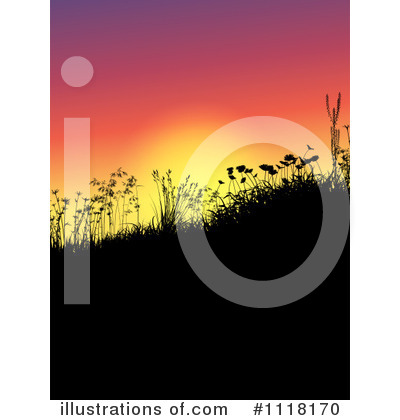 Royalty-Free (RF) Sunset Clipart Illustration by KJ Pargeter - Stock Sample #1118170