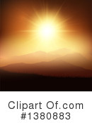 Sunset Clipart #1380883 by KJ Pargeter