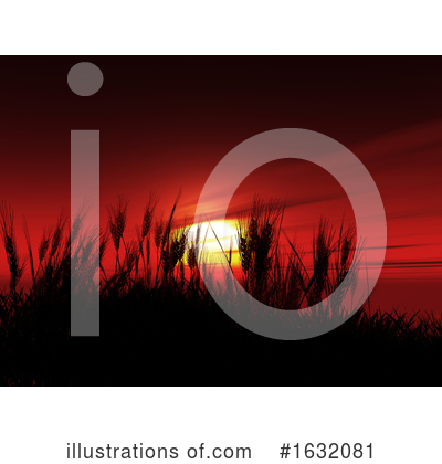 Royalty-Free (RF) Sunset Clipart Illustration by KJ Pargeter - Stock Sample #1632081