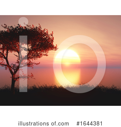 Royalty-Free (RF) Sunset Clipart Illustration by KJ Pargeter - Stock Sample #1644381