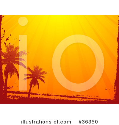 Royalty-Free (RF) Sunset Clipart Illustration by elaineitalia - Stock Sample #36350