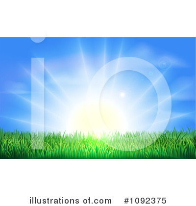 Lawn Clipart #1092375 by AtStockIllustration