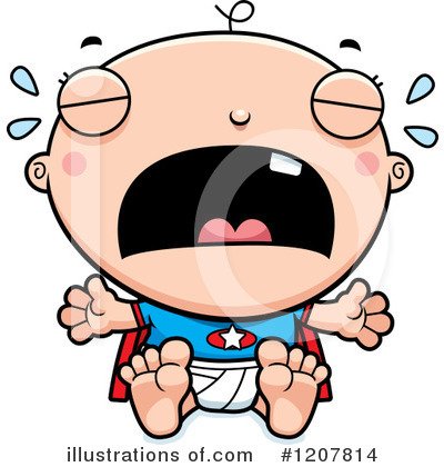 Crying Baby Clipart #1207814 by Cory Thoman