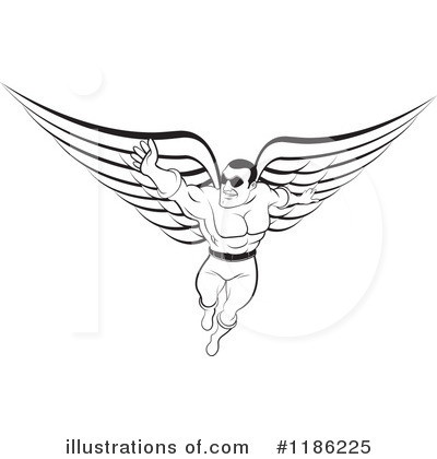 Royalty-Free (RF) Super Hero Clipart Illustration by Lal Perera - Stock Sample #1186225