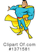 Super Hero Clipart #1371581 by Clip Art Mascots