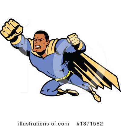 Super Hero Clipart #1371582 by Clip Art Mascots