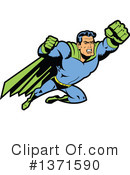 Super Hero Clipart #1371590 by Clip Art Mascots