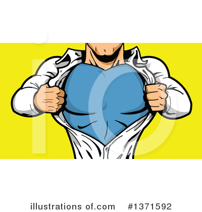 Royalty-Free (RF) Super Hero Clipart Illustration by Clip Art Mascots - Stock Sample #1371592