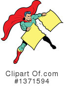 Super Hero Clipart #1371594 by Clip Art Mascots