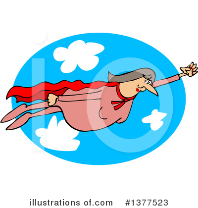 Royalty-Free (RF) Super Hero Clipart Illustration by djart - Stock Sample #1377523