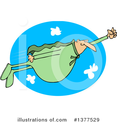 Royalty-Free (RF) Super Hero Clipart Illustration by djart - Stock Sample #1377529
