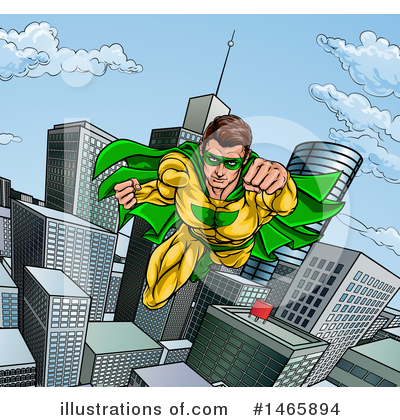 Royalty-Free (RF) Super Hero Clipart Illustration by AtStockIllustration - Stock Sample #1465894