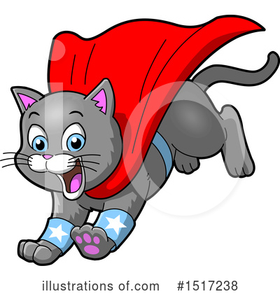 Cat Clipart #1517238 by Clip Art Mascots