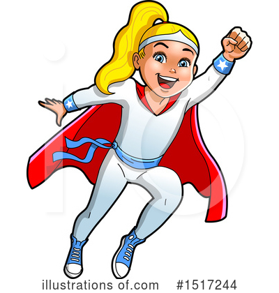 Super Hero Clipart #1517244 by Clip Art Mascots