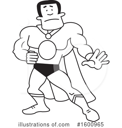 Super Man Clipart #1600965 by Johnny Sajem