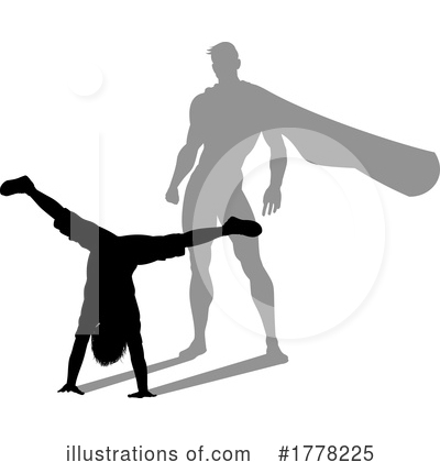 Royalty-Free (RF) Super Hero Clipart Illustration by AtStockIllustration - Stock Sample #1778225