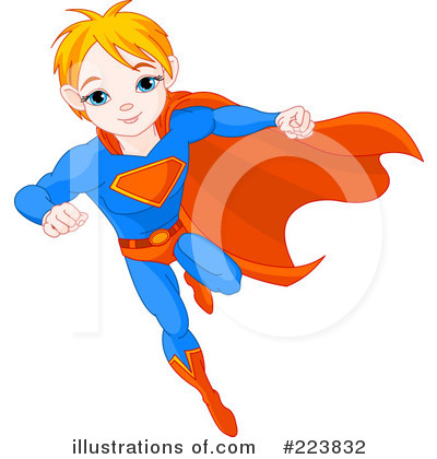 Royalty-Free (RF) Super Hero Clipart Illustration by Pushkin - Stock Sample #223832