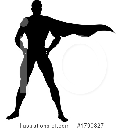 Royalty-Free (RF) Super Man Clipart Illustration by AtStockIllustration - Stock Sample #1790827