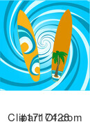 Surfboard Clipart #1717428 by elaineitalia