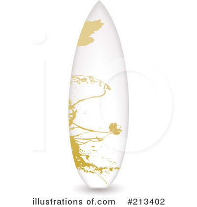 Royalty-Free (RF) Surfboard Clipart Illustration by michaeltravers - Stock Sample #213402
