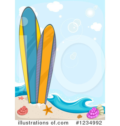 Surfing Clipart #1234992 by BNP Design Studio