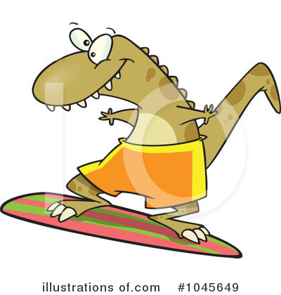 Surfing Clipart #1045649 by toonaday