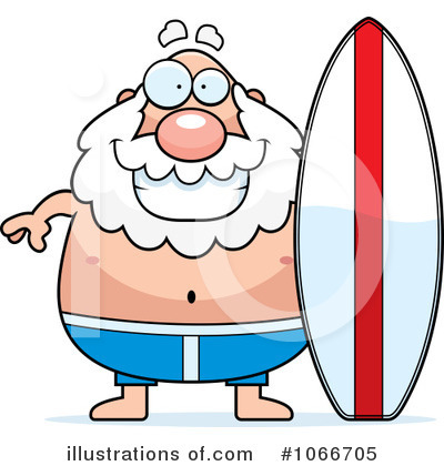 Royalty-Free (RF) Surfer Clipart Illustration by Cory Thoman - Stock Sample #1066705