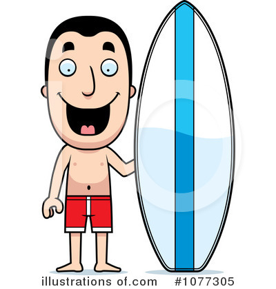 Royalty-Free (RF) Surfer Clipart Illustration by Cory Thoman - Stock Sample #1077305
