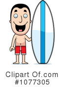Surfer Clipart #1077305 by Cory Thoman