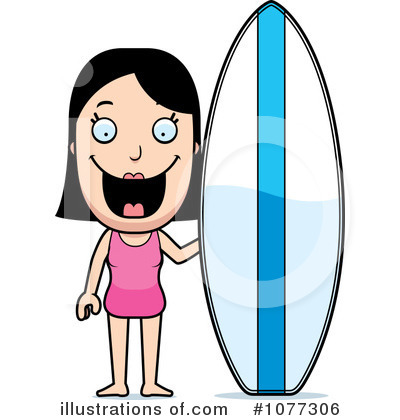 Royalty-Free (RF) Surfer Clipart Illustration by Cory Thoman - Stock Sample #1077306