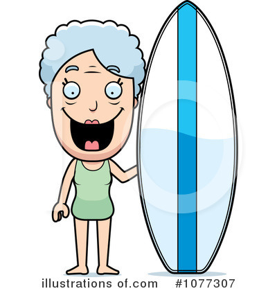 Royalty-Free (RF) Surfer Clipart Illustration by Cory Thoman - Stock Sample #1077307