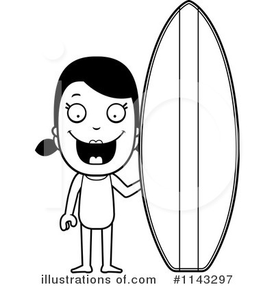 Royalty-Free (RF) Surfer Clipart Illustration by Cory Thoman - Stock Sample #1143297