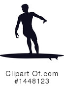 Surfer Clipart #1448123 by AtStockIllustration