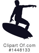 Surfer Clipart #1448133 by AtStockIllustration