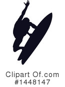 Surfer Clipart #1448147 by AtStockIllustration