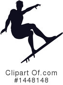 Surfer Clipart #1448148 by AtStockIllustration