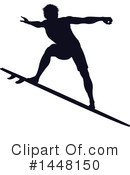 Surfer Clipart #1448150 by AtStockIllustration
